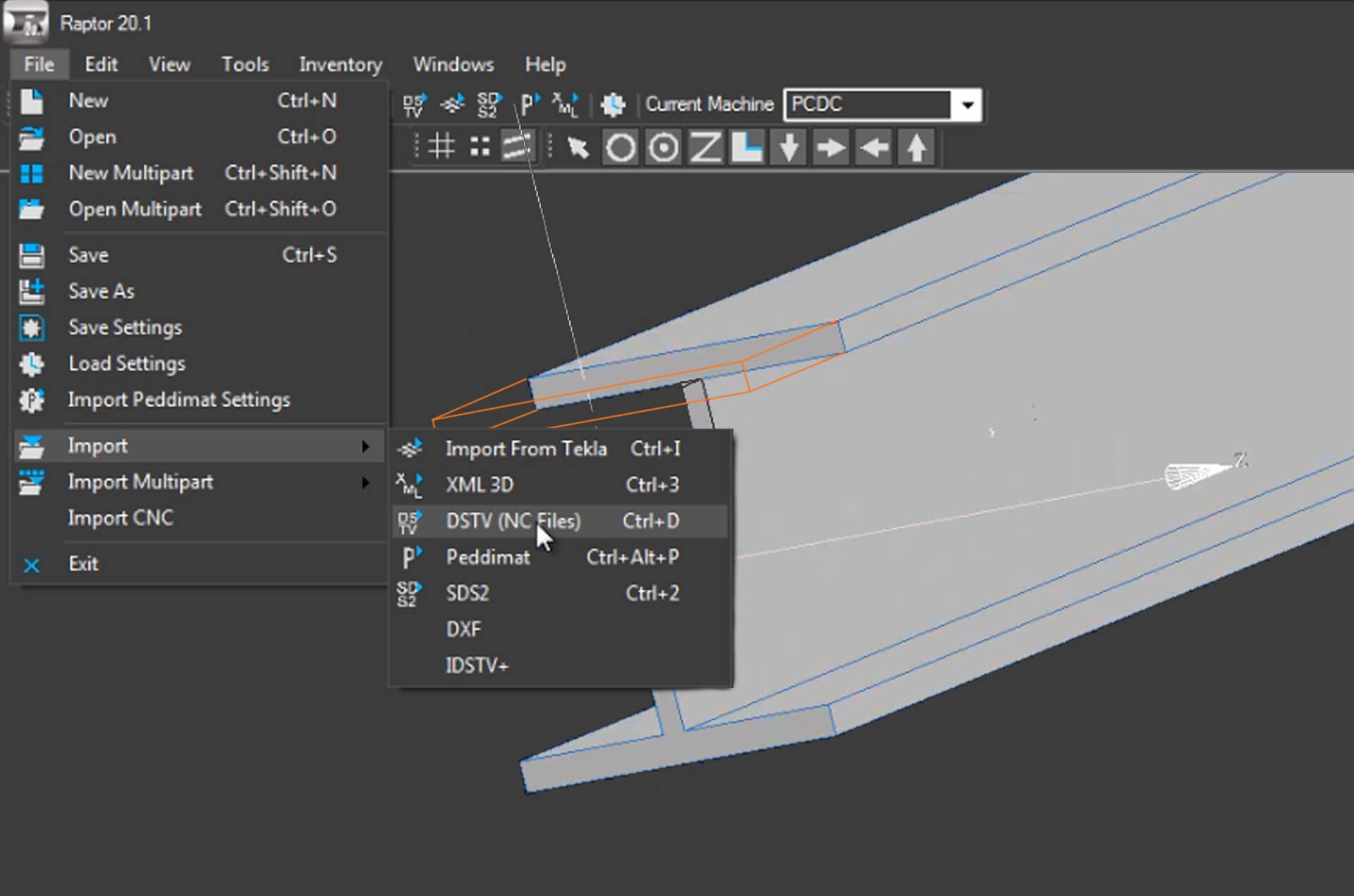 DSTV Import - Transfer BIM Files to the Common Standard DSTV Import - Transfer BIM Files to the Common Standard
